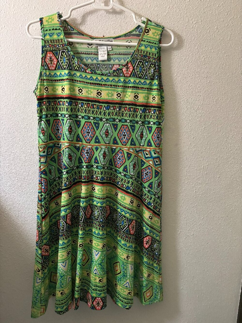 Papillon Sleeveless Scoop Neck Dress  Size M